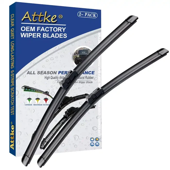 Attke Oem Quality Front Windshield Wiper Blades, Factory Replacement Mercedes-Benz Gl350 Gl450 Gl550 2013-2016 26‘‘+23‘‘ (Set Of