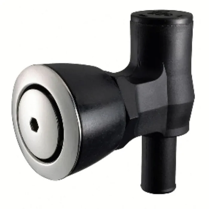 Attwood 90 Degree P-Trap Fuel Vent Flush Mount Black With