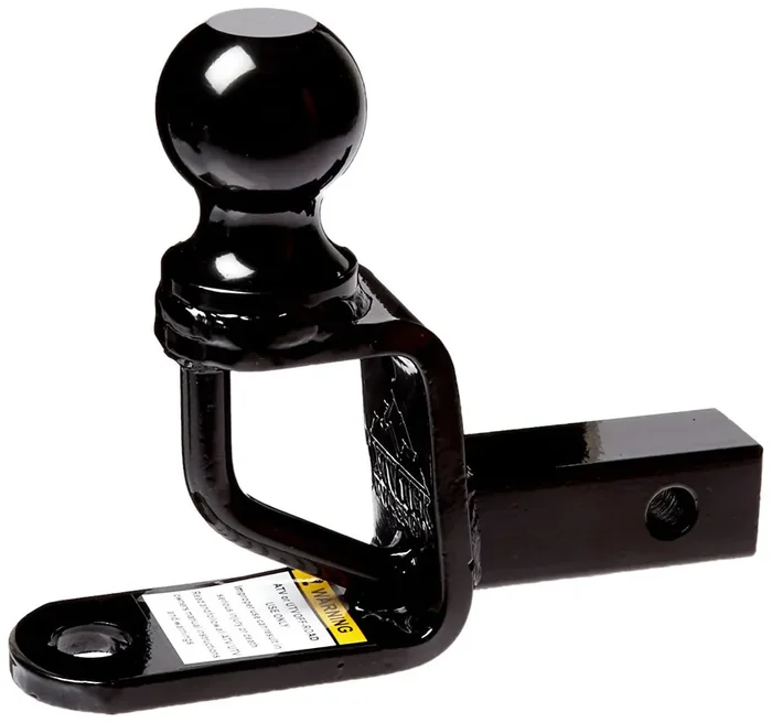 Atv Tek, Tmp1 Trio Hd 1.25 Inches Multi-Purpose Hitch With Ball Mount, Heavy-Duty Tow Hitch