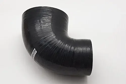 Autobahn88 Automotive Silicone Hose Bend, 90-Deg Elbow Reducer Coupler, Id=1.73‘‘ To 2.13‘‘ (44 To 54Mm), Leg Length 3.13‘‘ (80M