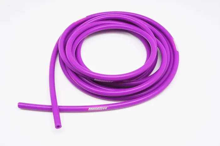 Autobahn88 High Performance Silicone Vacuum Hose, Id=0.31‘ (8Mm), Od=0.55‘ (14Mm), 10 Feet (3 Meter), Purple