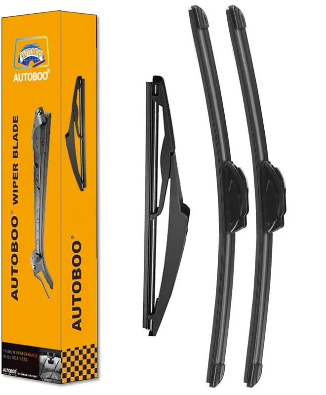 Autoboo 26‘‘+19‘‘ Windshield Wipers With 11‘‘ Rear Wiper Blade Replacement For 2012 2013 2014 2015 2016 2017 Toyota Prius V -Ori