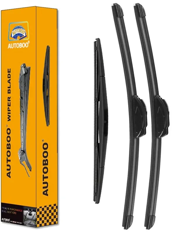 Autoboo 26‘‘+20‘‘ Windshield Wipers With 14‘‘ Rear Wiper Blade Replacement For Ford Edge Lincoln Mkx 2007-2015 -Original Factory