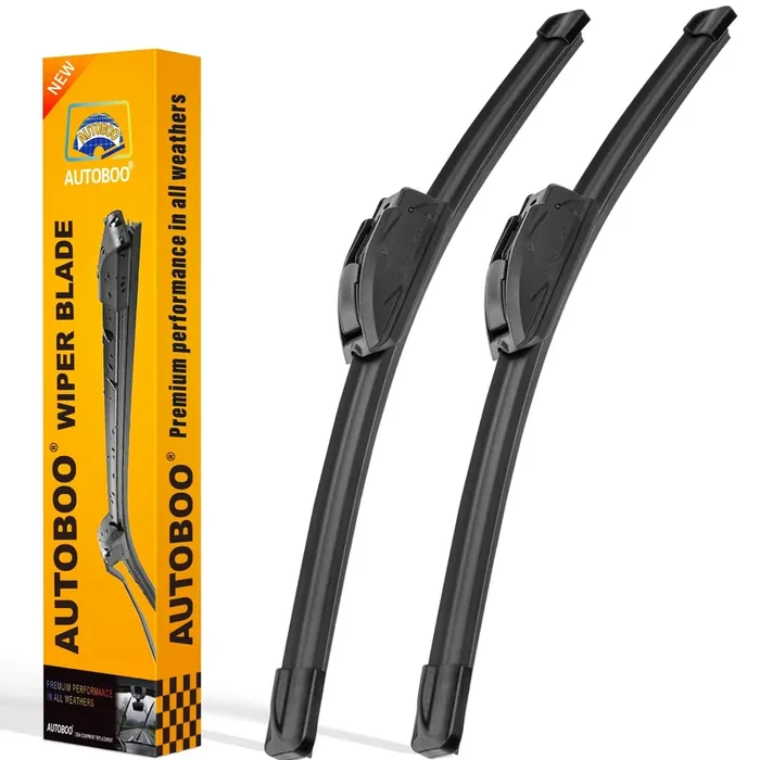 Autoboo Oem Quality 26‘ + 18‘ Premium All-Seasons Durable Stable And Quiet Windshield Wiper Blades Pack Of 2 (Pair For Front Windshield)