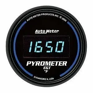 Autometer Cobalt Digital Series 0-2000deg Pyrometer Gauge
