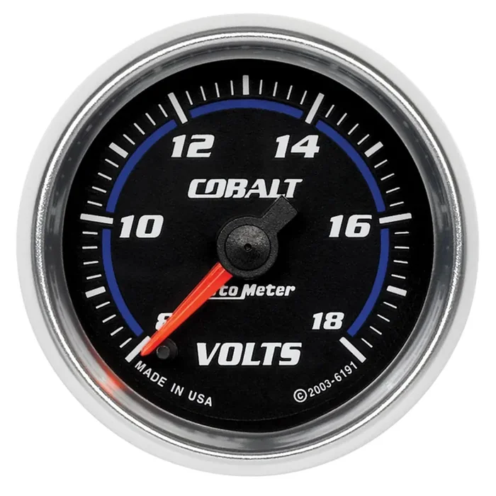 Autometer Cobalt Series 2-1/16″ Electric Voltmeter Gauge