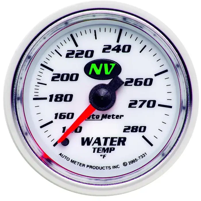 Autometer NV Series 140-280 deg. Mechanical Water Temp Gauge