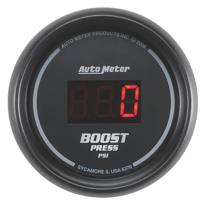 Autometer Sport Comp Digital Series 0-60psi Boost Gauge