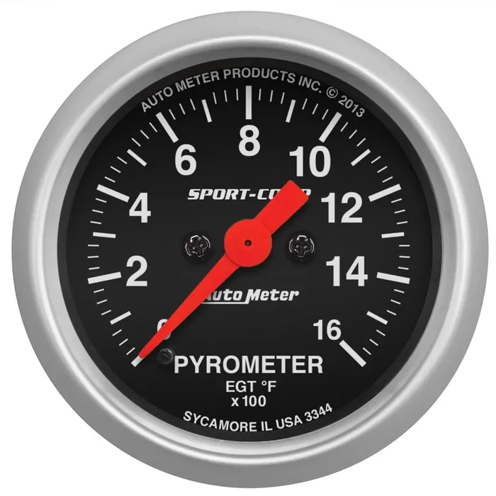 Autometer Sport Comp Series 2 1/16″ Electric Pyrometer Gauge