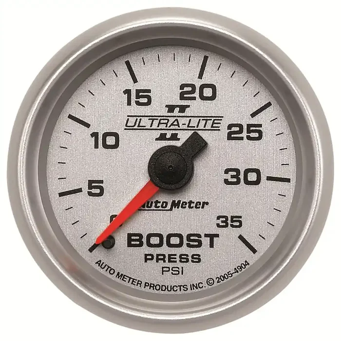 Autometer Ultra-Lite II Series 2 1/16″ 0-35 PSI Boost Gauge