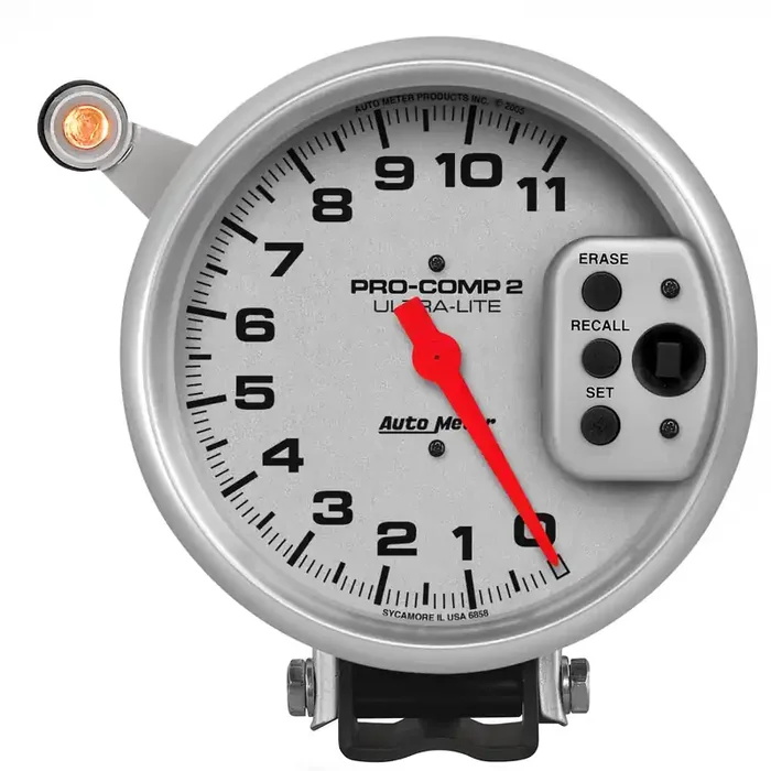Autometer Ultra-Lite Series 11000 RPM Tachometer Single Range