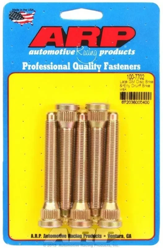 Automotive Racing Products Arp 100-7702 Late Gm Disc Brake & Early Drum Brake Wheel Stud Kit