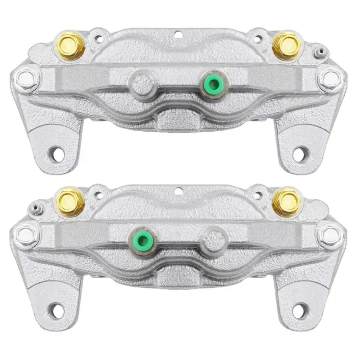 Autoshack Front Brake Calipers Assembly Pair Set Of 2 Driver And Passenger Side Replacement For 2007-2013 2014 2015 2016 Toyota Tundra 2008-2016 Sequoia 4.0L 4.6L 4.7L 5.7L V6 V8 4Wd Rwd Bc30208Pr