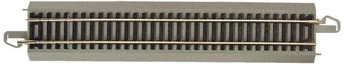 Bachmann Trains – Snap-Fit E-Z Track 9 Straight Track – Bulk (50 Pcs) – Nickel Silver Rail With Gray Roadbed – Ho Scale