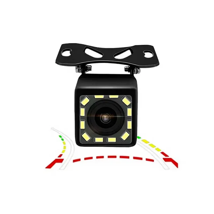 Backup Camera For Car Hd Rear View Camera Ultra Hd 12 Led Night Vision Waterproof 140 Wide View Reverse Camera Fit Universal Car
