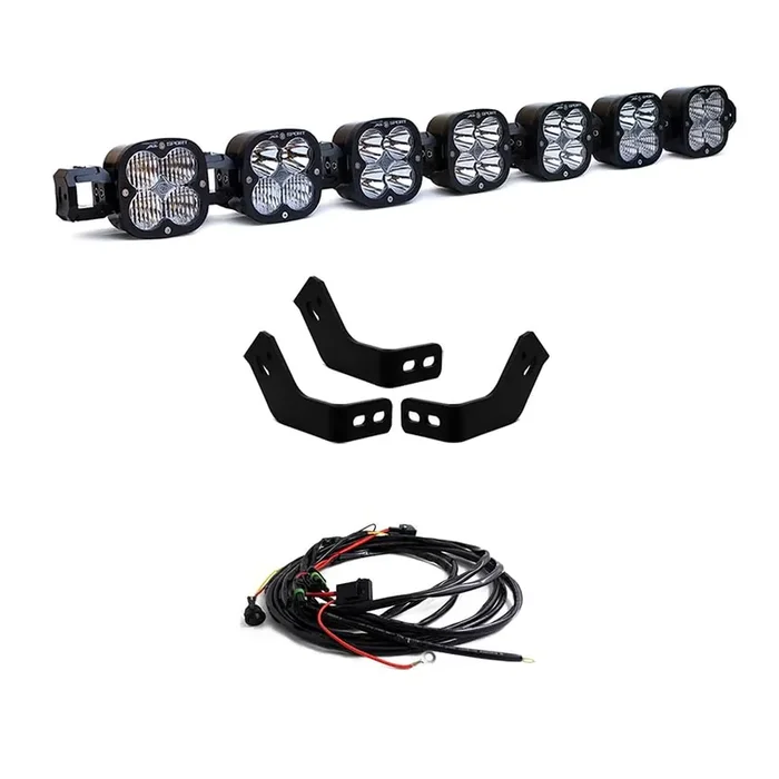 Baja Designs Xl Led Linkable Roof Bar Light Kit For Prinsu Sherpa Rack Fits Toyota 4Runner 2010-23, Fj Cruiser 2007-14, Tacoma 2