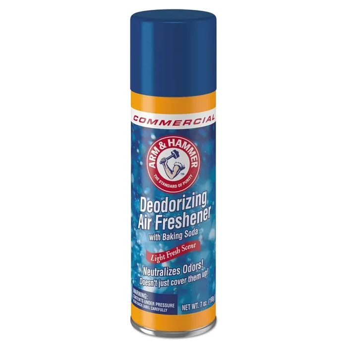 Baking Soda Air Freshener, Aerosol, Light Fresh, 7 Oz