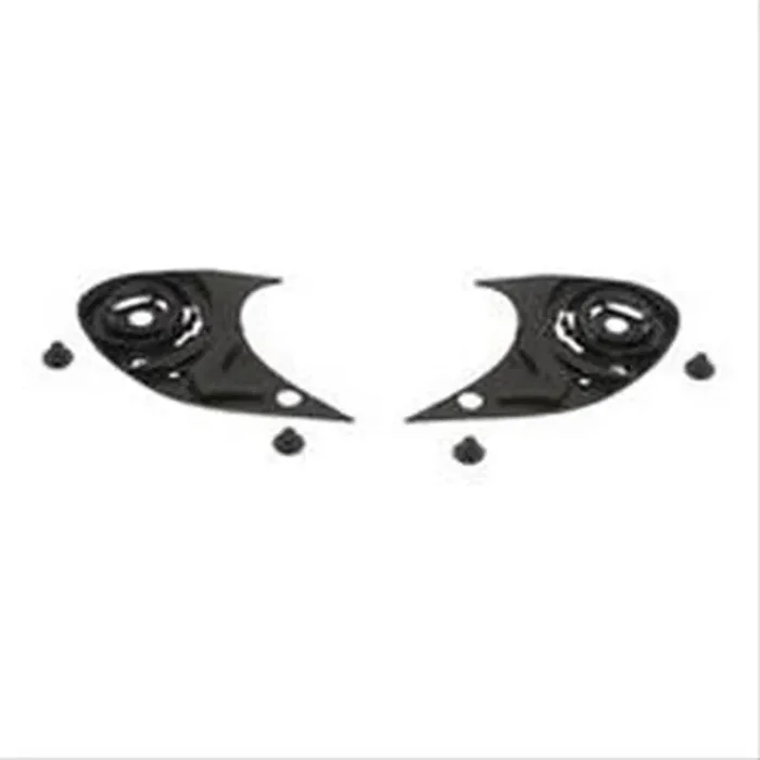 Bell Vortex Hinge Plate Kit Street Motorcycle Helmet Accessories – Black/One Size