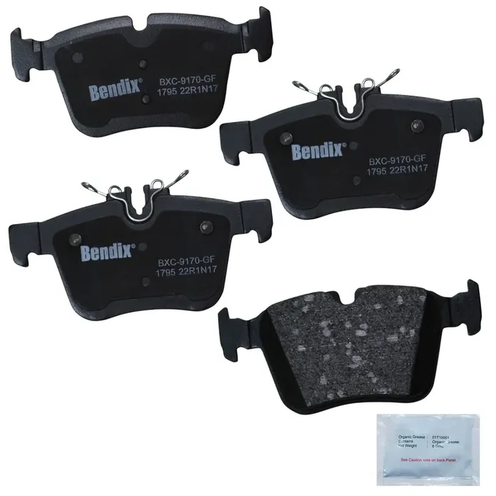 Bendix Priority1 Cfc1795 Ceramic Rear Brake Pads For Mercedes-Benz C180 2019-2015, C200 2020-2016, C250 2018-2016, C300 2021-201