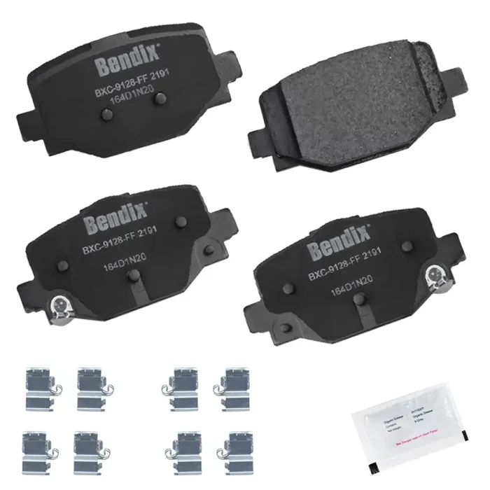 Bendix Priority1 Cfc2191 Ceramic Rear Brake Pads For Infiniti Qx50 2023-2019, Qx55 2024-2022