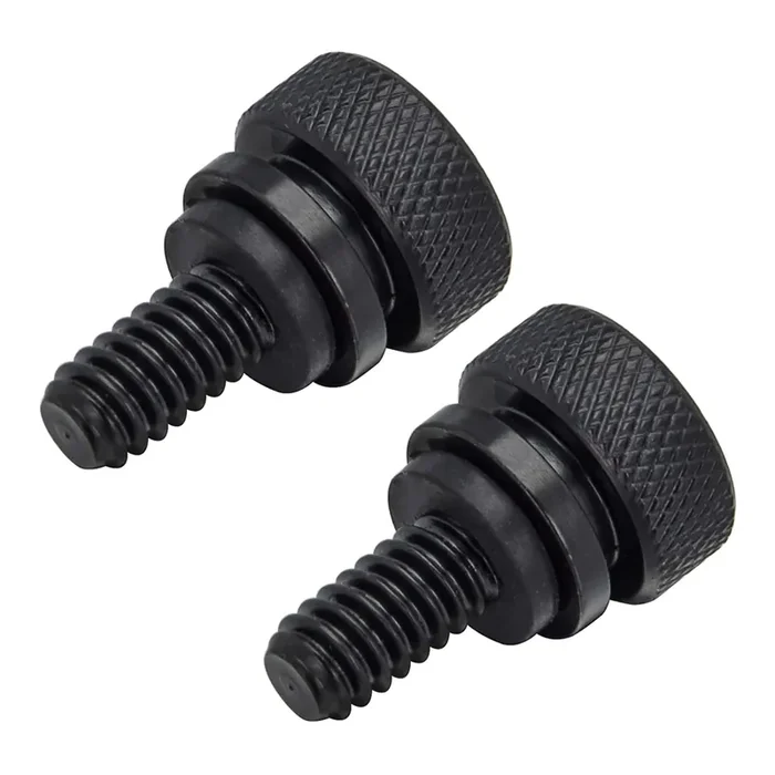 Benlari Seat Bolt Screw Black Stainless Steel Fender Seat Bolts 1/4‘-20 Thread Compatible For Harley Davidson Sportster Touring Softail Dyna Street Glide Road King Road Glide Electra Glide Cvo 1997-24
