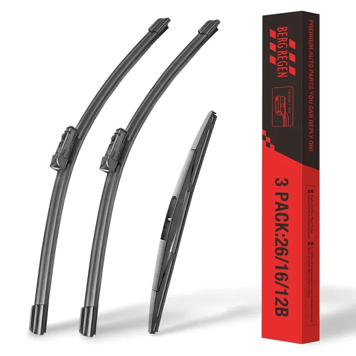 Berg Regen 3 Silicone Wiper Blades Replacement For Subaru Crosstrek Lmpreza 2023 2022 2021 2020 2019 2018 (Top Lock) 26‘‘+16‘‘+1