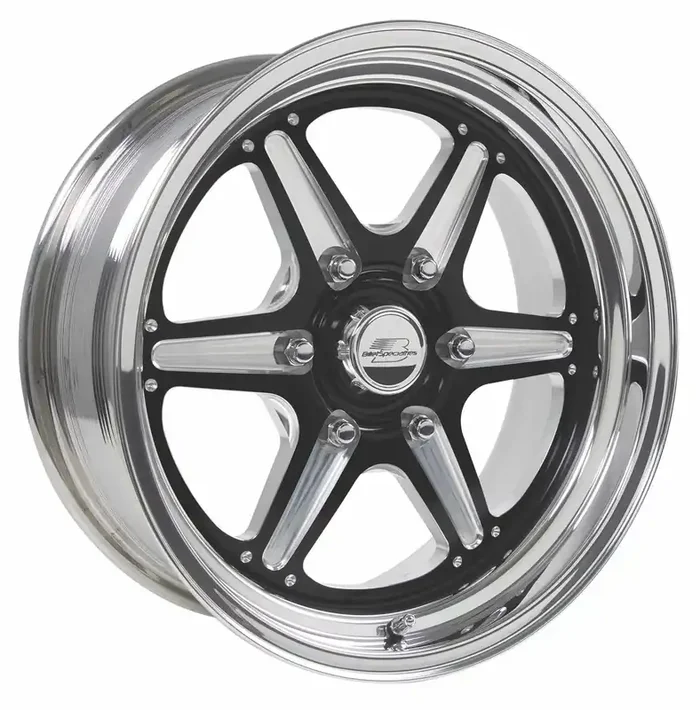 Billet Specialties BRS067958365N Street LITE LT Black 17X9.5 6.5″ BS 83 BP N