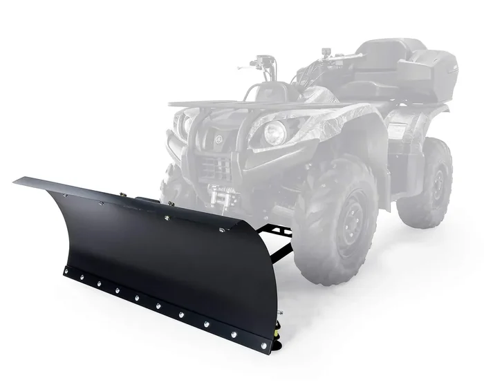 Black Boar Camco Atv Snow Plow Kit Features A 48-Inch Adjustable Straight Blade And Adjustable Tension Safety Trip Springs (66