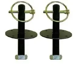 Black Hood Pin Kit Pins Aluminum 1/2‘‘ Imca Ump Modified Bryke Racing