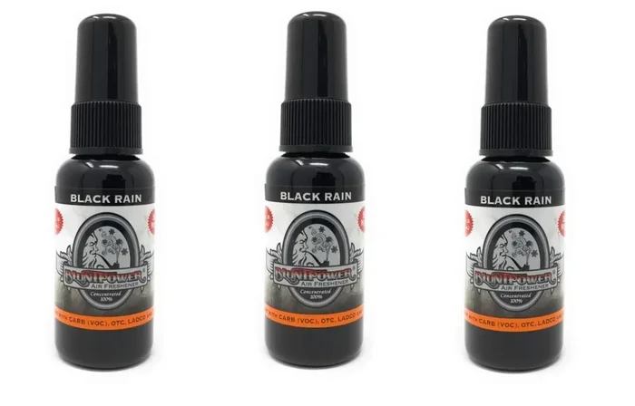 Bluntpower 1 Ounce Bottle Oil Based Concentrated Air Freshener And Oil For Burner, Black Rain (Pack Of 3)