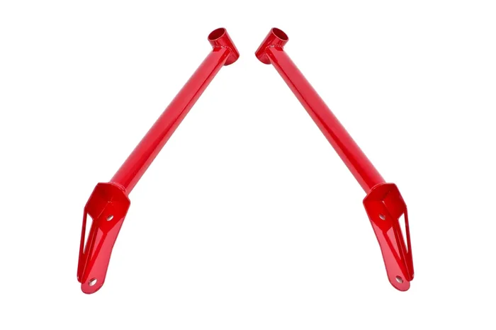 BMR CB008R Red Cradle Brace, Front of Rear Cradle 6th Gen 2016-2020 Chevy