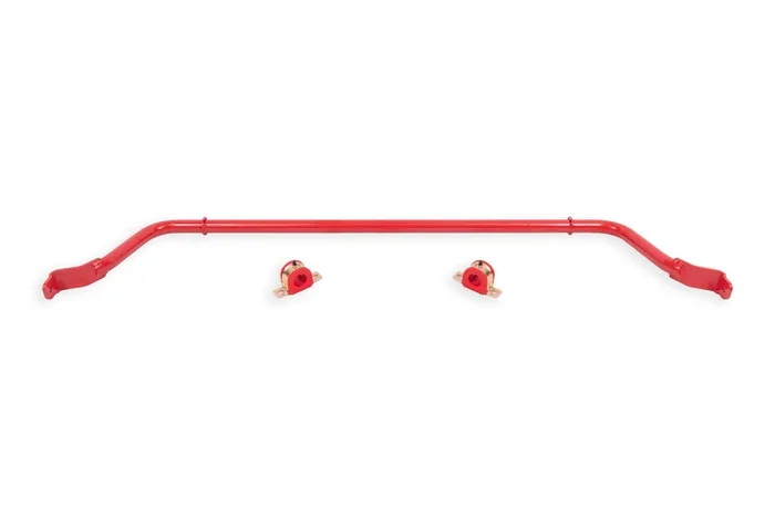 BMR SB051R 2016-2020 6th Gen Camaro Sway Bar Kit With Bushings, Rear, Hollow, Non-adjustable (Red)