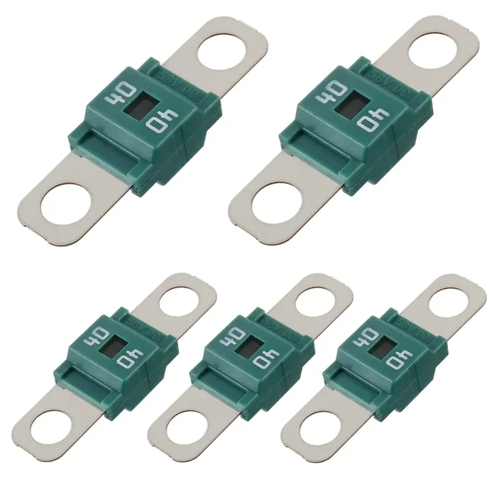 Bojack Ami/Midi Fuse 50A High Current Fuse Bolt-On Fuse 50 Amp For Cars, Trucks, Construction Vehicles, Buses, Caravans (Pack Of