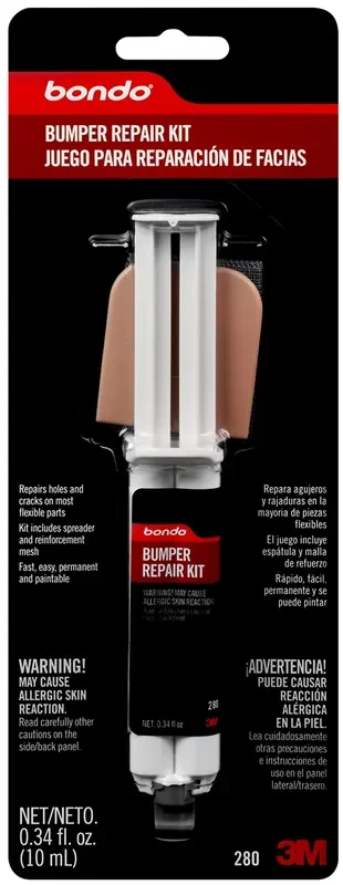 Bondo Bumper Repair Kit, 00280, .34 Fl Oz