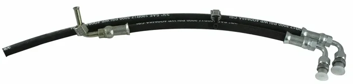 Borgeson Power Steering Hose Kit 2 Pc Rubber Ford Pump to Bronco Conversion Box 925111