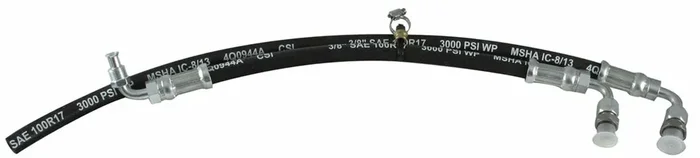 Borgeson Power Steering Hose Kit 2 Pc Rubber GM Pump to 79-97 Mustang R/P 925102