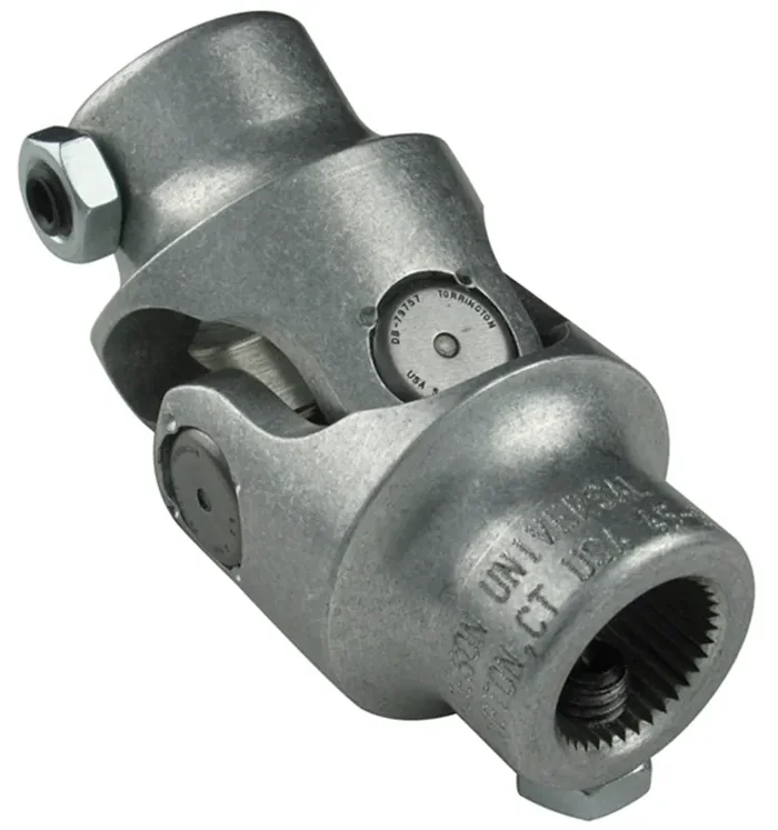 Borgeson Steering Universal Joint Aluminum 3/4-36 X 3/4 Smooth Bore 213464