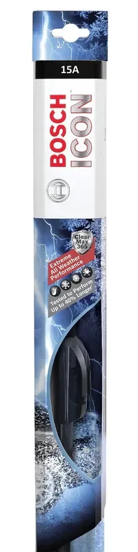 Bosch 15A Icon Premium Beam Wiper Blade; 15‘‘ – Single