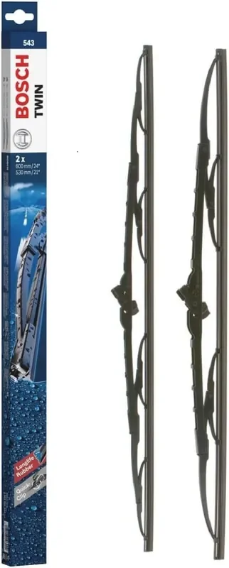 Bosch 3397001543 Twin Standard Original Equipment Replacement Wiper Blade – 24‘/22‘ (Set Of 2)