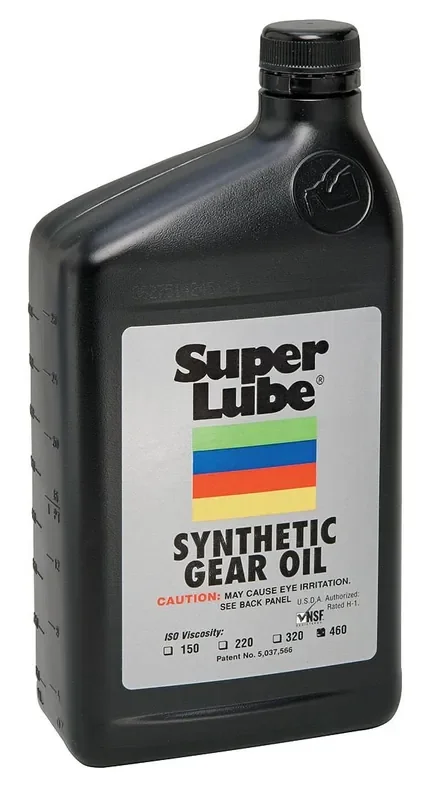 Bottle Super Lube Synthetic Gear Oil Iso 220 1 Quart. – Lot Of 12