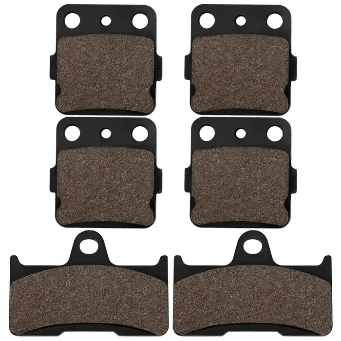 Brake Pads Front And Rear Compatible With Yamaha Yfm 660 Grizzly 660 4X4 2002 2003 2004 2005 2006 2007 2008 Yfm660F Yfm660Fa Yfm660Fah Yfm660Fahd Yfm660Fahw Yfm660Fg Yfm660Fgh Yfm660Fh