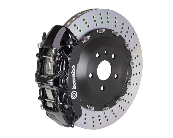 Brembo 6 Piston Brake Kit with Cross-Drilled Rotors (2003-2009 LAND ROVER Range Rover Front (L322)) – 1N1.9502A