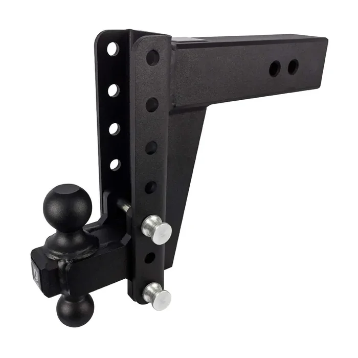 Bulletproof Hitches 3.0‘‘ Adjustable Heavy Duty Trailer Hitch (22,000Lb Rating) – 8‘‘ Drop/Rise Trailer Hitch With 2‘‘ & 2-5/16‘