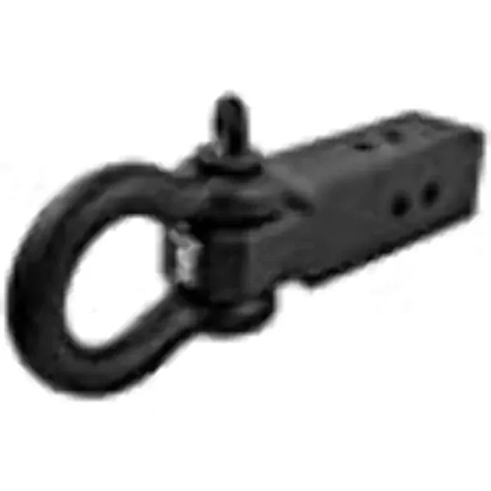 Bulletproof Hitches 3.0‘‘ Extreme Duty Receiver Shackle (36,000Lb. Rating) With D-Ring/Clevis (Black Textured Powder Coat, Solid