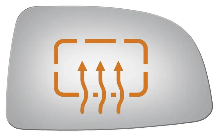 Burco 5268H Convex Passenger Side Power Replacement Mirror Glass Heated For 2007-2010 Kia Rondo