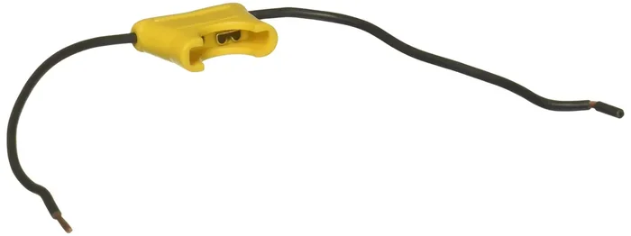 Bussmann Bp/Hhk-Rp Black 20 Amp Universal Glass Tube Fuse Holder With Twist Lock And 14 Lead Wire, 1 Pack
