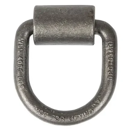 Buyers Heavy-Duty Forged D-Ring – 1/2In. W/Weld-On Mounting Bracket