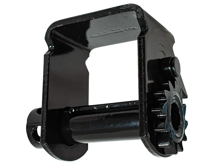 Buyers Products 1903030 Sliding Trailer Winch, 7.75 X 4 X 7 Inch, Wll 6,000, Steel W/Black Powdercoat, Works W/ Standard Sliding