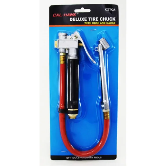 Calterm Tire Chuck With Hose And Gauge