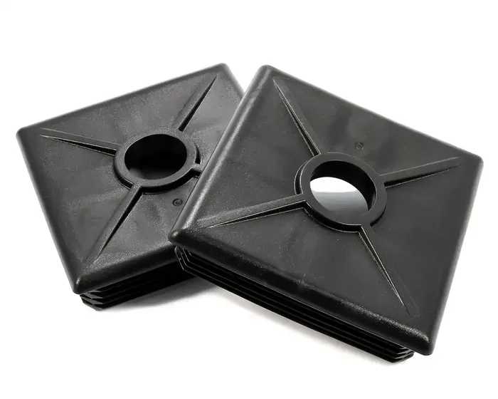 Camco 4-Inch Rv Bumper Caps Easy Removal Durable Construction Black, 2-Pack (40303)